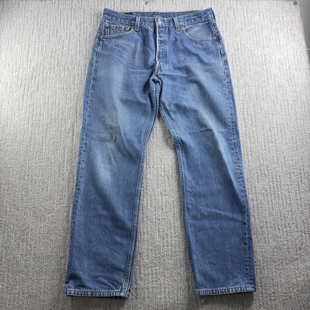 VTG Levis 501 XX Jeans Mens 35x30  (fits 34x30) Medium Wash Denim 501xx